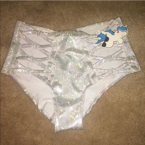 iHeartRaves NEW w/ tags High Waisted Rave Shorts